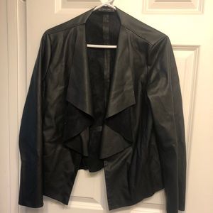 Faux leather and suade jacket from Zara